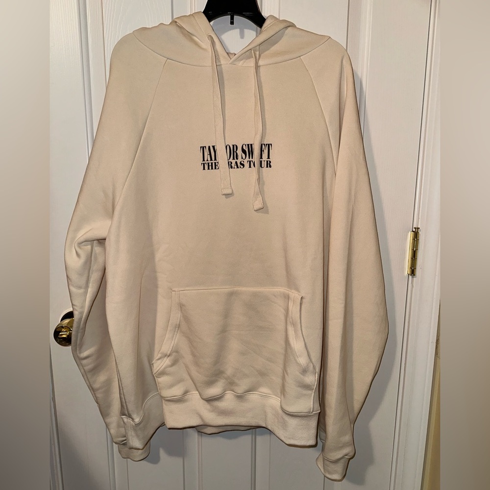 OFFICIAL TAYLOR SWIFT BEIGE ERAS TOUR HOODIE
